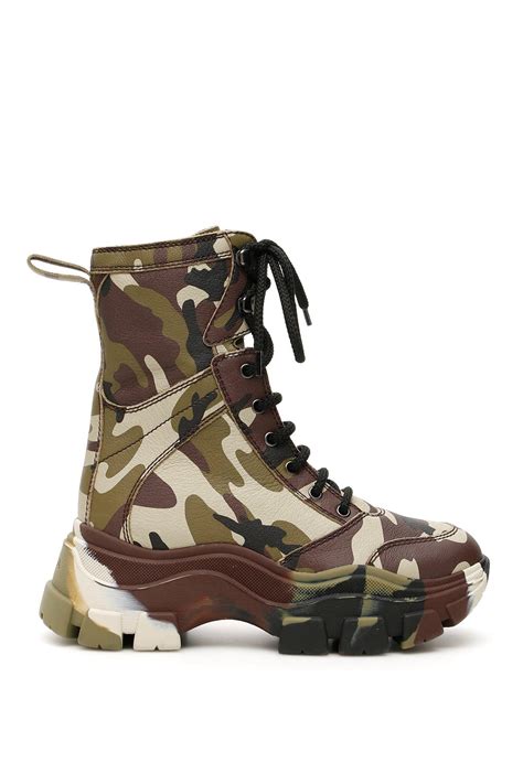 prada women camouflage boots|Prada high heel boots.